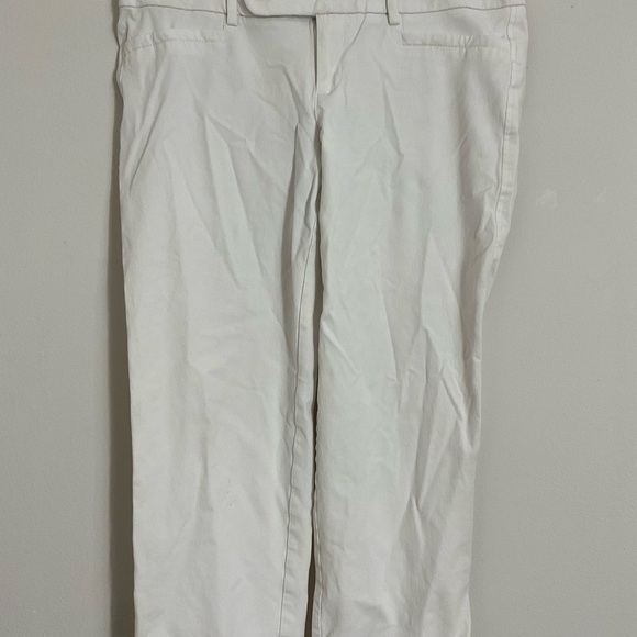 Lilly Pulitzer Women's Size 12 Stretch Pants Chino White - Picture 2 of 7